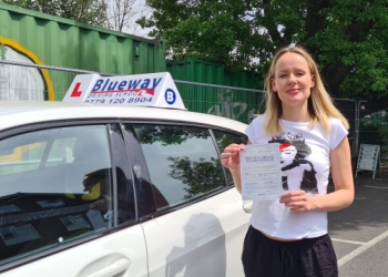 Congratulations Svetlana 💯👍 <br />
Automatic Driving Lessons St John´s Wood NW8<br />
www.bluewaydrives.com