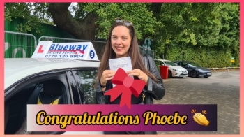 Congratulations Phoebe 👏 Automatic Driving Instructors Maidavale