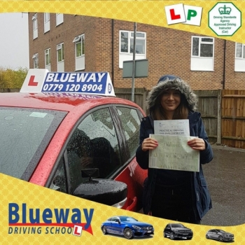 Congratulations Samila all the best driving lessons in Maidavale W9